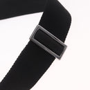 GUCCI GG Canvas Waist Bag Black Silver 131236 Auth 214289A-16