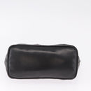 PRADA Shoulder Bag Leather Black Silver Auth 214290V-10