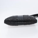 Bottega Veneta INTRECCIATO Shoulder Bag Leather Black Auth 214301A-10