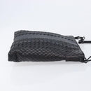 Bottega Veneta INTRECCIATO Shoulder Bag Leather Black Auth 214301A-4