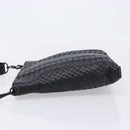 Bottega Veneta INTRECCIATO Shoulder Bag Leather Black Auth 214301A-5