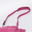 LOEWE Amazona 28 Hand Bag Leather 2way Pink Gold Auth 214312V-10