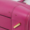 LOEWE Amazona 28 Hand Bag Leather 2way Pink Gold Auth 214312V-15