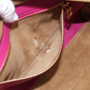 LOEWE Amazona 28 Hand Bag Leather 2way Pink Gold Auth 214312V-24