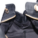 Chloe Hand Bag Leather Ivory Gold Auth 214313-20