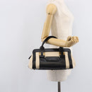 Chloe Hand Bag Leather Ivory Gold Auth 214313-24