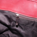 LOEWE Hand Bag Leather Bordeaux Silver Auth 214316A-21