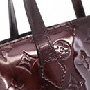 LOUIS VUITTON Monogram Vernis Wilshire PM Bag Amarante M93641 LV Auth 214317A-11