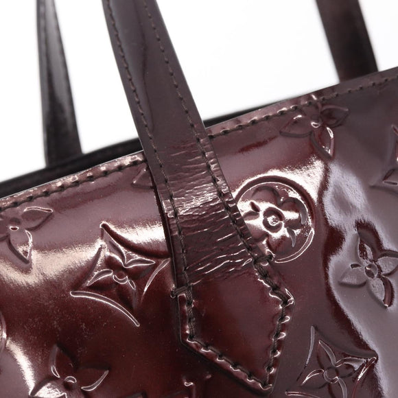 LOUIS VUITTON Monogram Vernis Wilshire PM Bag Amarante M93641 LV Auth 214317A
