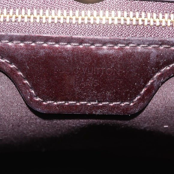 LOUIS VUITTON Monogram Vernis Wilshire PM Bag Amarante M93641 LV Auth 214317A