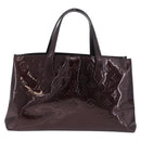 LOUIS VUITTON Monogram Vernis Wilshire PM Bag Amarante M93641 LV Auth 214317A-3