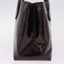 LOUIS VUITTON Monogram Vernis Wilshire PM Bag Amarante M93641 LV Auth 214317A-4