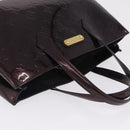LOUIS VUITTON Monogram Vernis Wilshire PM Bag Amarante M93641 LV Auth 214317A-6