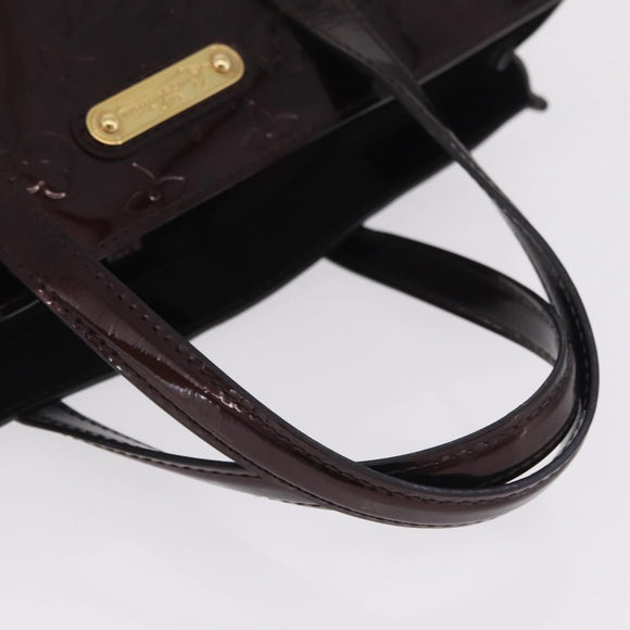 LOUIS VUITTON Monogram Vernis Wilshire PM Bag Amarante M93641 LV Auth 214317A