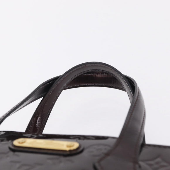LOUIS VUITTON Monogram Vernis Wilshire PM Bag Amarante M93641 LV Auth 214317A