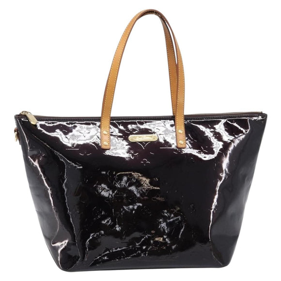 LOUIS VUITTON Monogram Vernis Bellevue GM Bag Amarante M93589 LV Auth 214319A