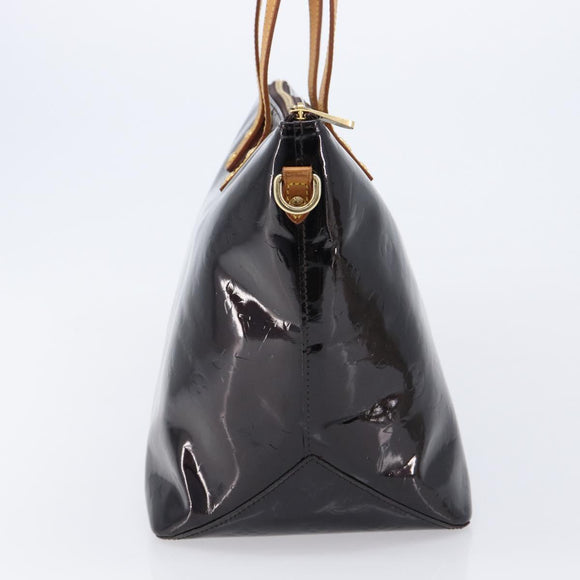 LOUIS VUITTON Monogram Vernis Bellevue GM Bag Amarante M93589 LV Auth 214319A