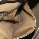 FENDI Zucca Canvas Vanity Hand Bag Brown Gold Auth 214416-23