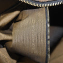 FENDI Zucca Canvas Vanity Hand Bag Brown Gold Auth 214416-24