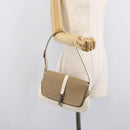 GUCCI Jackie Shoulder Bag Canvas Beige Silver 001 3824 Auth 214421A-24