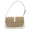 GUCCI Jackie Shoulder Bag Canvas Beige Silver 001 3824 Auth 214421A-3