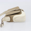 GUCCI Jackie Shoulder Bag Canvas Beige Silver 001 3824 Auth 214421A-5