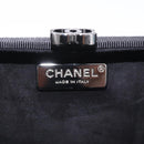 CHANEL Bijoux Clutch Bag Canvas Black Silver CC Auth 214422SM-14