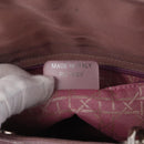 Christian Dior Lady Dior Canage Hand Bag Nylon Pink Silver Auth 214424V-25