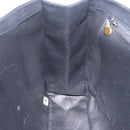CHANEL COCO Mark Chain Tote Bag Leather Black Gold CC Auth 214427V-18