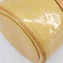 LOUIS VUITTON Monogram Vernis Bedford Hand Bag Beige M91006 LV Auth 214432V-11