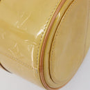 LOUIS VUITTON Monogram Vernis Bedford Hand Bag Beige M91006 LV Auth 214432V-12
