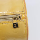 LOUIS VUITTON Monogram Vernis Bedford Hand Bag Beige M91006 LV Auth 214432V-14