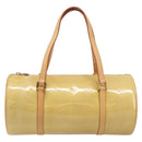 LOUIS VUITTON Monogram Vernis Bedford Hand Bag Beige M91006 LV Auth 214432V-2