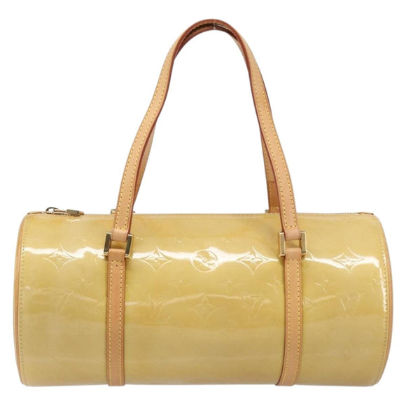 LOUIS VUITTON Monogram Vernis Bedford Hand Bag Beige M91006 LV Auth 214432V