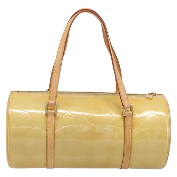 LOUIS VUITTON Monogram Vernis Bedford Hand Bag Beige M91006 LV Auth 214432V