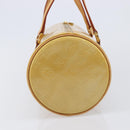 LOUIS VUITTON Monogram Vernis Bedford Hand Bag Beige M91006 LV Auth 214432V-4