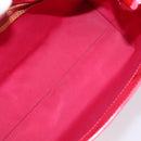LOUIS VUITTON Monogram Vernis Reade PM Hand Bag Fusha pink M91221 LV Auth 214433A-19