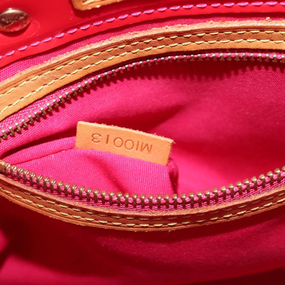 LOUIS VUITTON Monogram Vernis Reade PM Hand Bag Fusha pink M91221 LV Auth 214433A