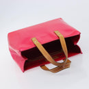 LOUIS VUITTON Monogram Vernis Reade PM Hand Bag Fusha pink M91221 LV Auth 214433A-6