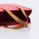 LOUIS VUITTON Monogram Vernis Reade PM Hand Bag Fusha pink M91221 LV Auth 214433A-7