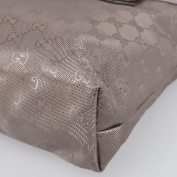 GUCCI GG Implementation Tote Bag PVC Leather Pink Silver 211138 Auth 214434A