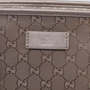 GUCCI GG Implementation Tote Bag PVC Leather Pink Silver 211138 Auth 214434A-14