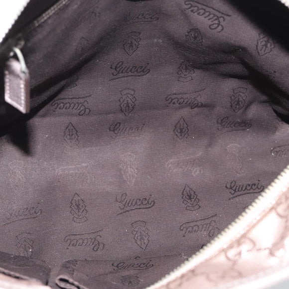 GUCCI GG Implementation Tote Bag PVC Leather Pink Silver 211138 Auth 214434A