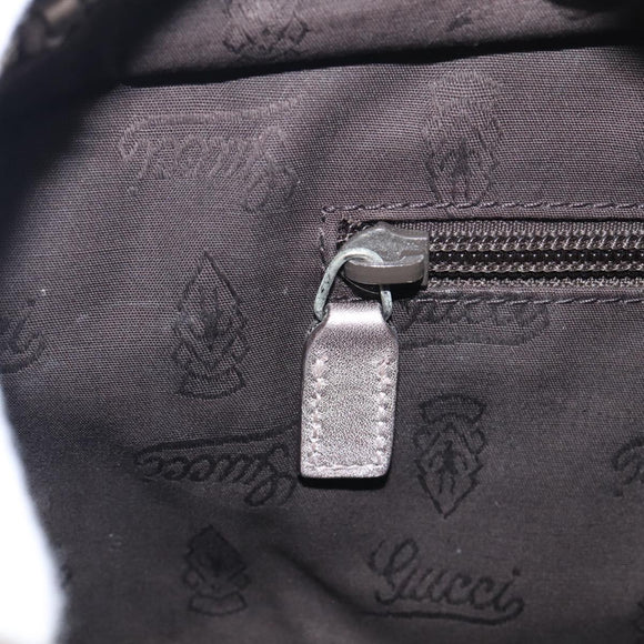 GUCCI GG Implementation Tote Bag PVC Leather Pink Silver 211138 Auth 214434A