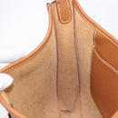 HERMES Evelyn 1PM Shoulder Bag Leather Brown Gold Auth 214437SAM-21