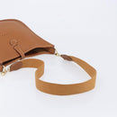 HERMES Evelyn 1PM Shoulder Bag Leather Brown Gold Auth 214437SAM-7