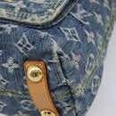 LOUIS VUITTON Monogram Denim Buggy PM Shoulder Bag Blue M95049 LV Auth 214441V-10