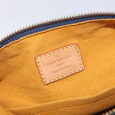 LOUIS VUITTON Monogram Denim Buggy PM Shoulder Bag Blue M95049 LV Auth 214441V-16