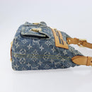 LOUIS VUITTON Monogram Denim Buggy PM Shoulder Bag Blue M95049 LV Auth 214441V-4