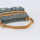 LOUIS VUITTON Monogram Denim Buggy PM Shoulder Bag Blue M95049 LV Auth 214441V-7